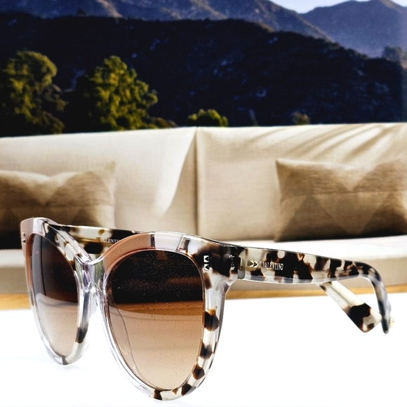 Valentino Accessories - Valentino Va 4013 5097/13 Beige Tortoise/brown ShadedGender : Women's su…